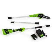 Rent to own Greenworks 24V 8" Cordless Pole Saw with 2Ah Battery and Charger 1402102