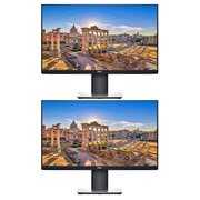 Rent to own Dell P2419H 24 Inch LED-Backlit, Anti-Glare, 3H Hard Coating IPS Monitor - (5 ms Response, FHD 1920 x 1080 at 60Hz, 1000:1 Contrast, with DisplayPort, VGA, HDMI 2-Pack Bundle - Black