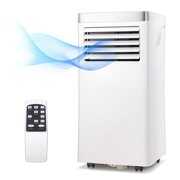 Rent to own ZAFRO 8,000 BTU Portable Air Conditioner with Remote Control, LED Display Screen with Side Handle, Full Water Indicator (White)