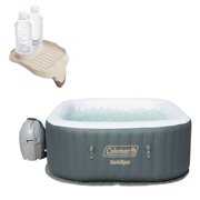 Rent to own Coleman SaluSpa 4 Person Inflatable AirJet Hot Tub with Attachable Cup Holder
