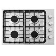Rent to own Gas Cooktop with 4 Sealed Italian Made Burners in Stainless Steel