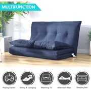 Rent to own Chaise Lounge Sofa, Foldable Lazy Sofa Floor Chair with 5 Reclining Position, Adjustable Floor Couch Sofa for Living Room and Bedroom, Double Chaise Lounge Sofa Chair for Gaming Sleeper Reading, L2808