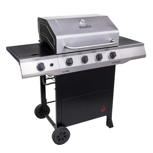 Rent to own Char-Broil Performance Series 4-Burner Gas Grill - Stainless Steel_Black