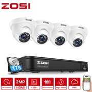 Rent to own ZOSI 5MP Lite HDMI 8CH DVR 1080P H.265 CCTV Security Camera System Night Vision 1TB