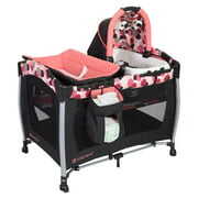 Rent to own Baby Trend Resort Elite Nursery Center with Bassinet and Travel Bag - Dotty Pink