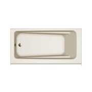 Rent to own Jacuzzi Signature 60" Acrylic Soaking Bathtub for Alcove Installation with Left Drain, Oyster