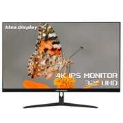 Rent to own 4K Monitor 32-inch IPS UHD Computer Gaming Monitor, 3840x2160, 60Hz OD4ms, 1.07B Display Colors, 100% sRGB, Type-C, USB-B, Remote Control, Frameless FreeSync HDR, LED Backlight, idea display Q32P