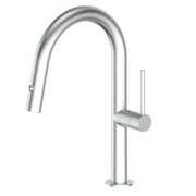 Rent to own ZLINE Voltaire Kitchen Faucet in Brushed Nickel (11-0128-PVDN)