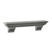 Rent to own 48" Mantel Shelf with Optional Corbels, Veneer