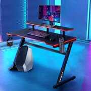 Rent to own TANGNADE Gaming Desk 47.2 inches Home Office Computer Table, Black Gamer Workstation office furniture