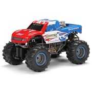 Rent to own New Bright RC 1:14 Radio Control Red, White & Blue Bigfoot Monster RC Truck