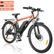 Rent to own ZNH Electric Mountain Bike Pro Adults 26" 350W Motor ebike 36V 10Ah Lithium-Ion Battery Shimano 21-Speed Rose Gold
