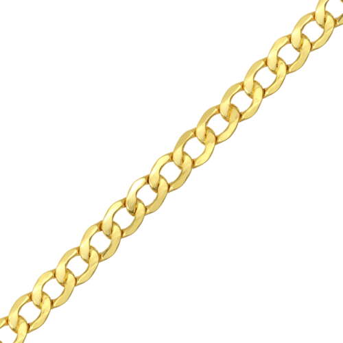 Rent to own Brilliance Fine Jewelry 10K Yellow Gold Curb Cuban Chain Necklace, 22"
