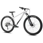 Rent to own Giordano 29" Men's Valor Mountain Bike, Front Suspension, 10 Speeds, Silver