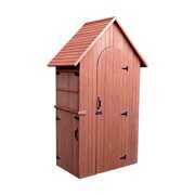 Rent to own Leisure Season Multi Compartment Shed with Drop Table