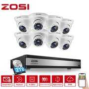 Rent to own ZOSI H.265+ 16CH 4in1 DVR 1080P Security Camera System Outdoor Home 2TB HDD ,IR Night Vision, Motion Detection,Remote Access