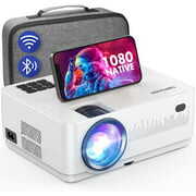 Rent to own DBPOWER 9000L HD Native 1080P Projector WiFi Bluetooth Zoom & Sleep Timer Outdoor LCD Movie Projector