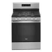 Rent to own Whirlpool - 5.0 Cu. Ft. Freestanding Gas Convection Range with Self-Cleaning - Stainless steel