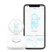 Rent to own Sense-U Baby Breathing Monitor 3: Monitors Infant Breathing Movement, Rollover, Feeling Temperature and Baby Rooms Temperature, Humidity Level with Real-time Alerts from Anywhere, Green