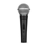Rent to own Shure SM58 Cardioid Dynamic Vocal Microphone with On/Off Switch, Pneumatic Shock Mount, Spherical Mesh Grille with Built-in Pop Filter, A25D Mic Clip, Storage Bag, 3-pin XLR Connector (SM58S)