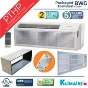 Rent to own KLIMAIRE PTAC 12,000 BTU PTHP/Heat Pump with Wall Sleeve, Grille, Remote Control & 3.5 kW Electric Heater - 208-230V