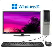 Rent to own Dell OptiPlex 7010 Desktop PC Computer System Windows 11 Pro Intel i7 Processor 3.2 GHz 16GB 512SSD DVD Wi-Fi with a 17" LCD-Used Computer