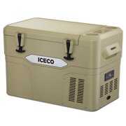 Rent to own ICECO JP42 Pro 40 Liter 3 in 1 Portable Refrigerator, 12 Volt Portable Fridge Freezer Electronic Cooler, Powered by SECOP, Rotomolded Construction (Khaki)
