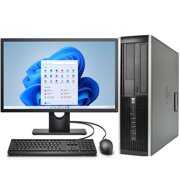 Rent to own HP Desktop Computer Bundle Windows 11 Intel 2.13GHz Processor 4GB RAM 160GB Hard Drive DVD Wifi with a 17" LCD Keyboard and Mouse-Used PC