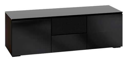 Rent to own Salamander Designs - Chameleon Collection Oslo 236 A/V Cabinet for Most Flat-Panel TVs Up to 70" - Black