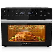Rent to own Beelicious Smart Large Air Fryer Toaster Ovens, 30L Extra Large, with Rotisserie & Dehydrator, 6 Accessories, Black