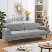 Rent to own Modstyle Velvet Sofa Couch Bed for Living Room, Gray 75.5"