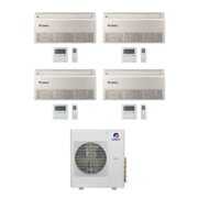 Rent to own Gree 36,000 BTU Multi21+ Quad-Zone Floor/Ceiling Mini Split Air Conditioner Heat Pump 208/230V SEER 21 (9-12-12-12)