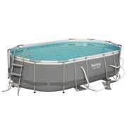 Rent to own Bestway 16' x 3.5' Oval 42" Deep Metal Frame Above Ground Pool