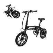 Swagtron EB-5 Lightweight Folding Electric Bicycle Pedals and Power Assist Refurbished