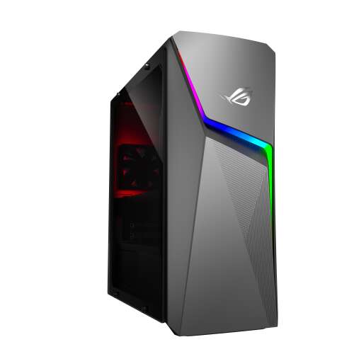 ASUS ROG Strix R7 RTX 3060 Gaming Desktop; AMD Ryzen 7 5700G, NVIDIA GeForce RTX 3060, 16GB RAM, 1TB HDD + 256GB SSD, Gray, Windows 10 Home, G10DK-WB764