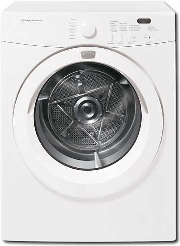 Rent to own Frigidaire - Affinity 5.8 Cu. Ft. 7-Cycle Super-Capacity Electric Dryer - Arctic White