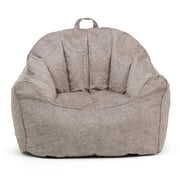 Rent to own Big Joe Hug Bean Bag Chair, Faux Hyde 3ft, Lunar Gray