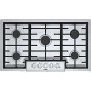 Rent to own Bosch NGM8656UC 800 Series 36 inch Stainless 5 Burner Gas Cooktop