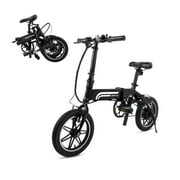Rent to own Swagtron EB-5 Lightweight Folding Electric Bike 14" 36V 250W Ebike with Pedals & Power Assist 15.5-Mile Range