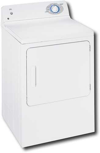 Rent to own GE - 5.8 Cu. Ft. 2-Cycle Extra-Large Capacity Gas Dryer - White-on-White