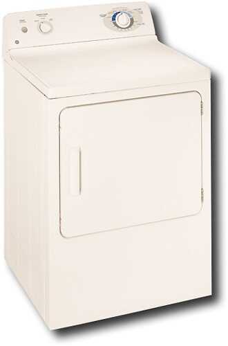 Rent to own GE - 5.8 Cu. Ft. 3-Cycle Extra-Large Capacity Gas Dryer - Bisque-on-Bisque