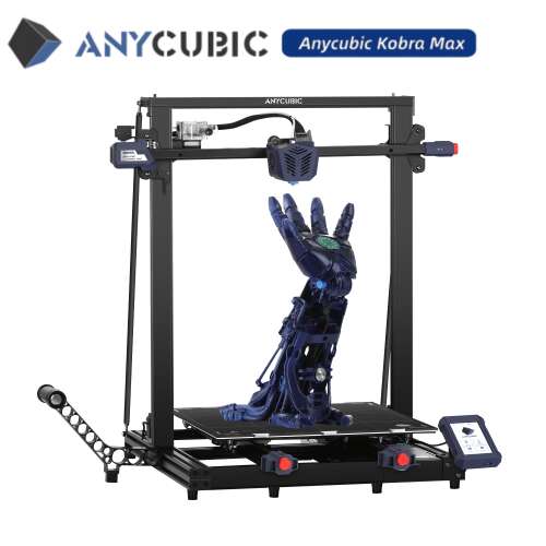 Rent to own Anycubic Kobra Max 3D Printer, Smart Auto Leveling with Self-Developed ANYCUBIC LeviQ Leveling and Filament Run-Out Detection, Large Build Size 17.7" x 15.7" x 15.7"
