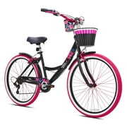 Rent to own Susan G Komen 26" Women's Cruiser Bike, Black/Pink