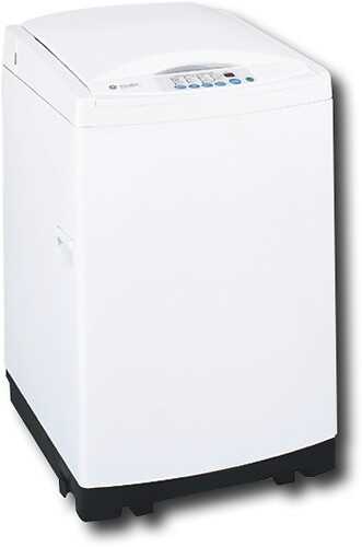 Rent to own GE - Spacemaker 2.5 Cu. Ft. 10-Cycle Extra-Large Portable Washer - White-on-White