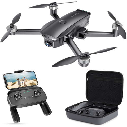 Rent To Own - SNAPTAIN SP7100 Foldable GPS Drone for Adults, 4K HD Video, Smart Return to Home Quadcopter, Black