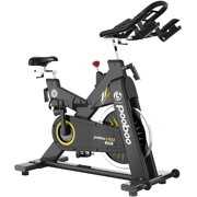 Rent to own Pooboo Professional Commercial Exercise Bikes Heavy-Duty Belt Drive Stationary Indoor Cycling Bike 330lb