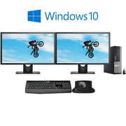 Rent to own Dell OptiPlex 7010 Desktop Computer Tower i5 Processor 16GB 512SSD HD DVD Wi-Fi Windows 11 Pro Used - Like New PC with 17" LCD Monitor