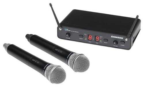 Rent to own Samson - Concert 288 2-Ch. UHF Wireless Vocal Microphone System - Black