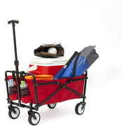 Rent to own Seina Compact Folding Outdoor Utility Wagon- Red