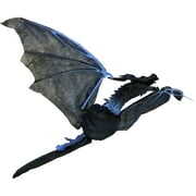 Rent to own Haunted Hill Farm 3.9 ft. Animated Hanging Dragon Halloween Prop Sound Effects Touch Activated Poseable Figure Battery-Operated Halloween Decoration HHDRG-1HLSA